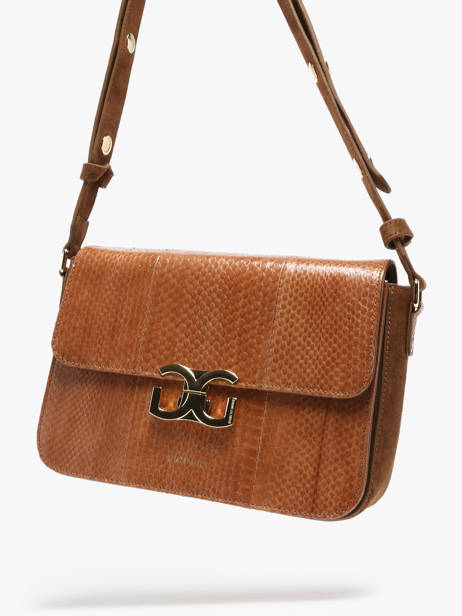 Cross Body Tas Anna Leder Great by sandie Beige anna SNA ander zicht 2