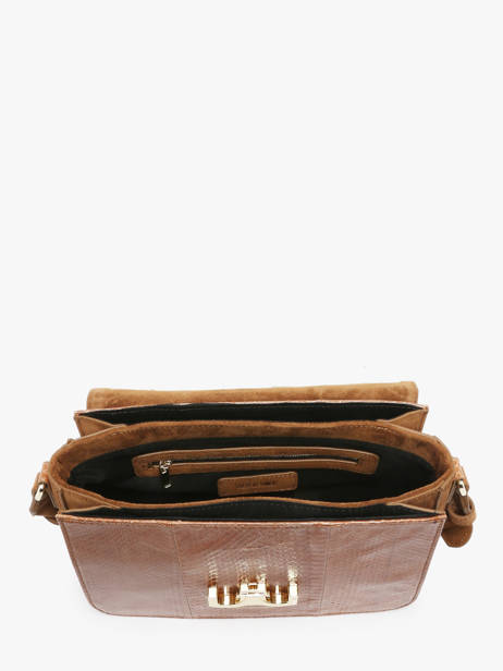 Cross Body Tas Anna Leder Great by sandie Beige anna SNA ander zicht 3