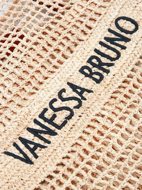 Cabas Cabas Raphia Vanessa bruno Beige cabas raphia 60V40468 vue secondaire 2