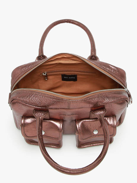 Sac Bandoulière Vintage Cuir Paul marius Marron vintage LEDANDYS vue secondaire 3