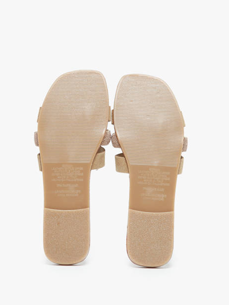 Slippers Uit Leder Steve madden Beige women 11002559 ander zicht 4