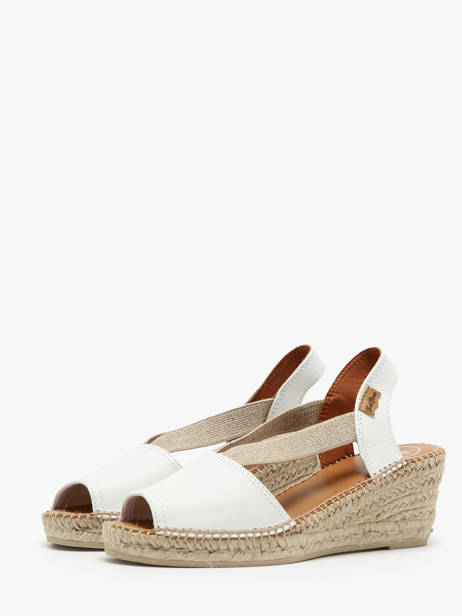 Espadrilles Uit Leder Toni pons Wit women P ander zicht 3