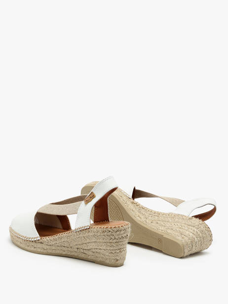 Espadrilles En Cuir Toni pons Blanc women P vue secondaire 4