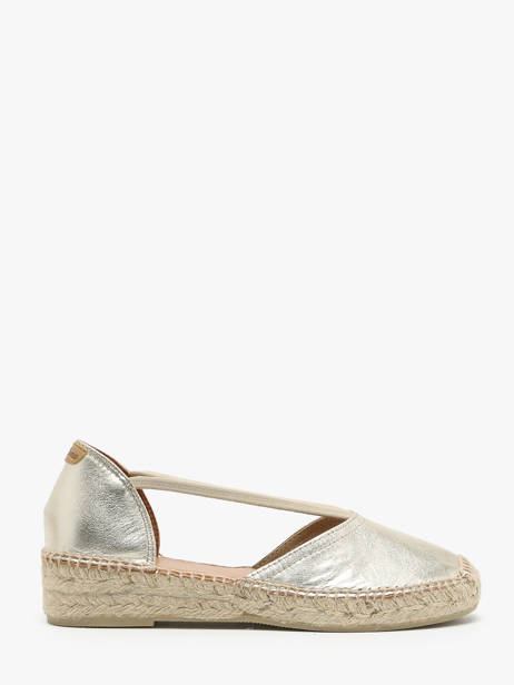 Espadrilles Uit Leder Toni pons Goud women P