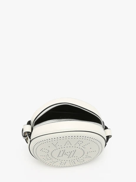 Sac Bandoulière K Circle Cuir Karl lagerfeld Blanc k circle 231W3054 vue secondaire 3