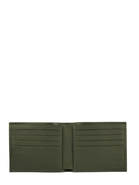 Longchamp Le foulonné Portefeuille Vert