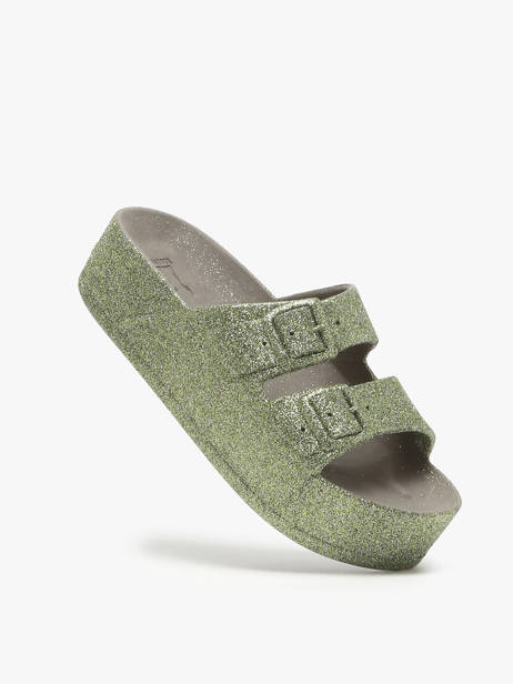 Slippers Caipirinha Glitter Cacatoes Veelkleurig accessoires CAIPIRIN ander zicht 1