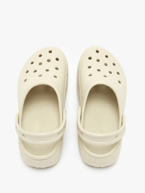 Slippers Classic Platform Clog Crocs Beige women 206750 ander zicht 3