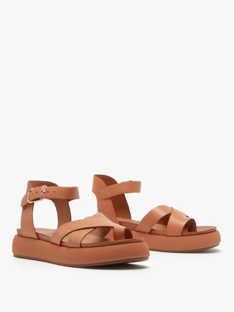Sandalen Uit Leder Inuovo Groen women A96002 ander zicht 2