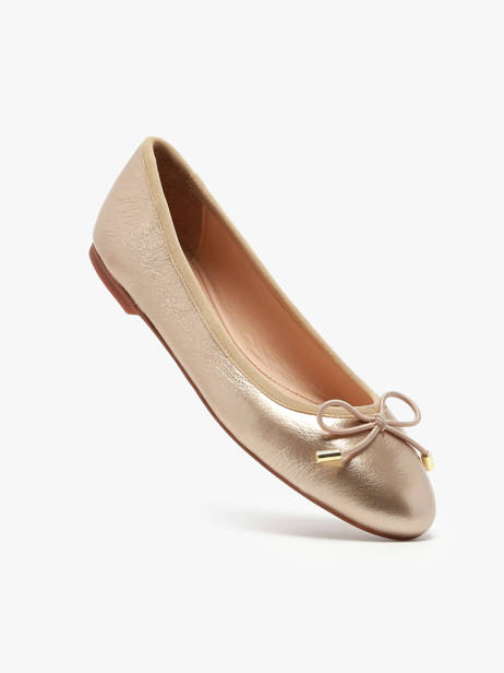 Ballerinas Uit Leder Inuovo Goud women B16003 ander zicht 1