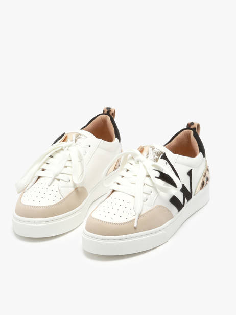 Sneakers Luna Léopard Vanessa wu Zwart women BK2656NR ander zicht 3