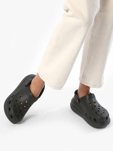 Mules Crocs Noir unisex 207521 vue secondaire 2