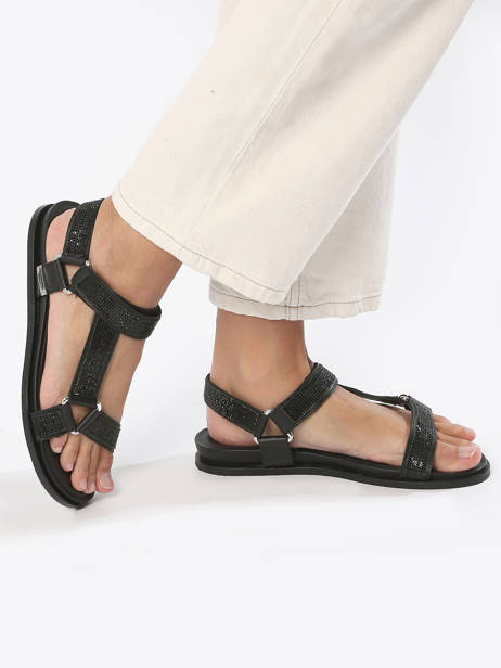 Sandalen Uit Leder Les tropeziennes Zwart women CASPY ander zicht 2