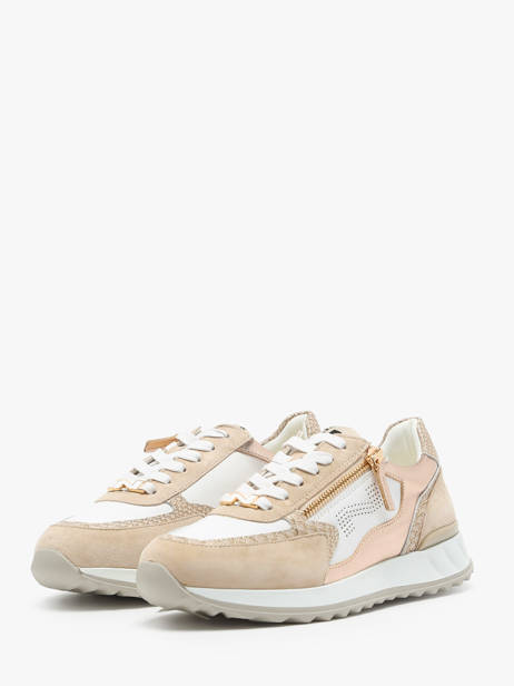 Sneakers Uit Leder Nathan baume Beige women 241NS01 ander zicht 5