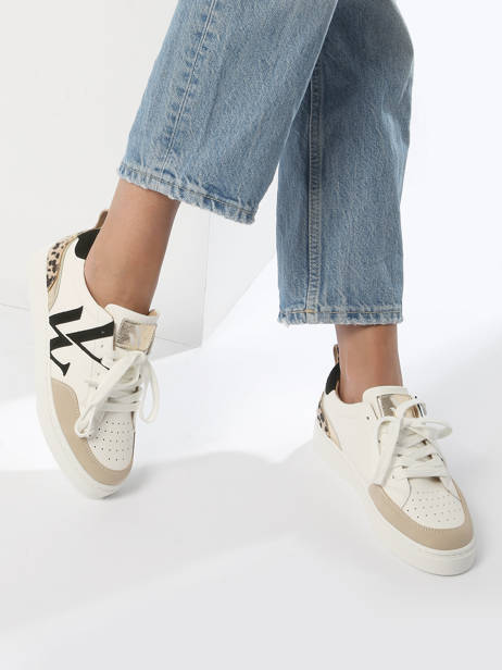 Sneakers Luna Léopard Vanessa wu Zwart women BK2656NR ander zicht 2