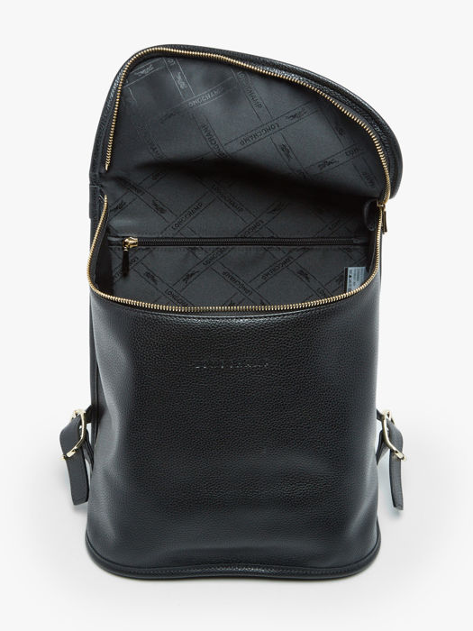 Longchamp Le foulonné Sac à dos Noir