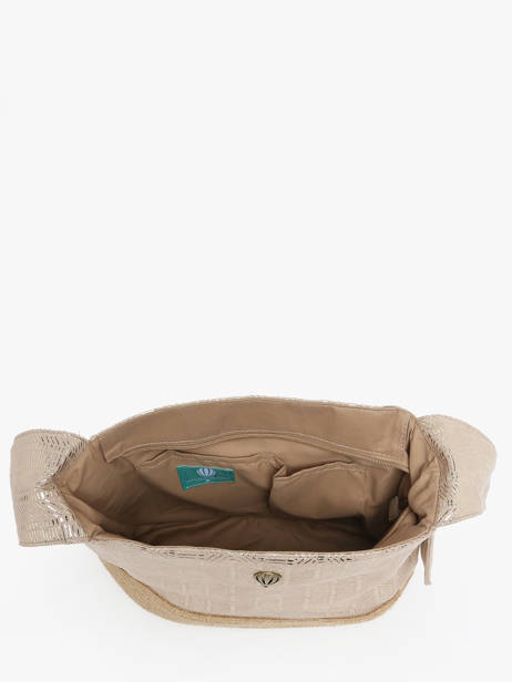 Shoppingtas Guimauve Le voyage en panier Beige guimauve PM750 ander zicht 3