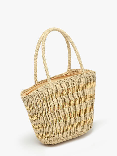 Schoudertas Cabas Stro Gerard pasquier Beige cabas P24028 ander zicht 2
