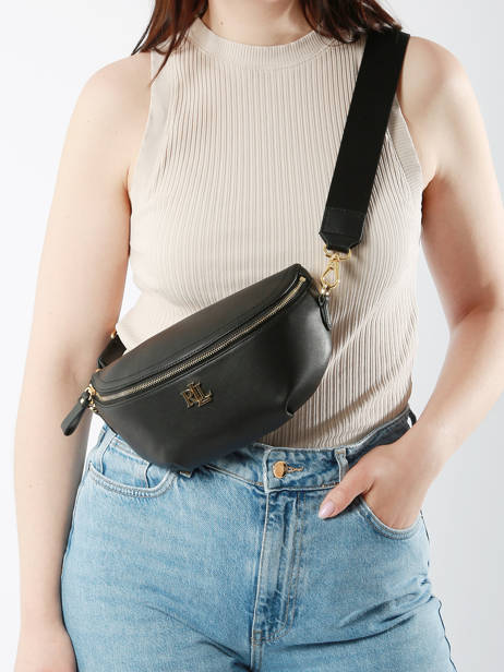 Heuptasje Marcy Leder Lauren ralph lauren Zwart dryden 31934832 ander zicht 1