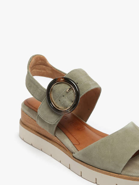 Sandalen Uit Leder Tamaris Groen accessoires 42 ander zicht 1