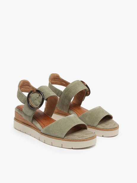 Sandalen Uit Leder Tamaris Groen accessoires 42 ander zicht 2