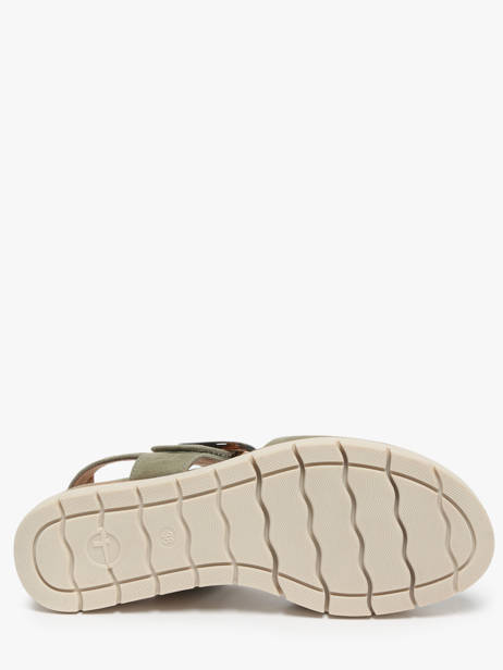 Sandalen Uit Leder Tamaris Groen accessoires 42 ander zicht 4
