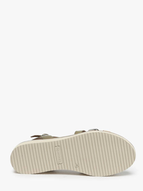 Sandalen Uit Leder Tamaris Groen accessoires 42 ander zicht 4