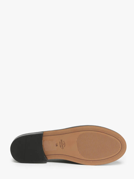 Mocassins En Cuir Inuovo Noir women B01002 vue secondaire 4