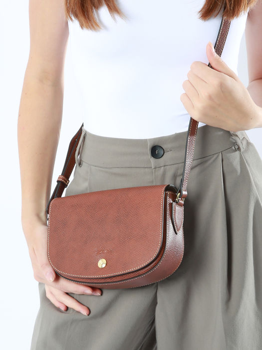 Longchamp Epure Cross body tas Bruin