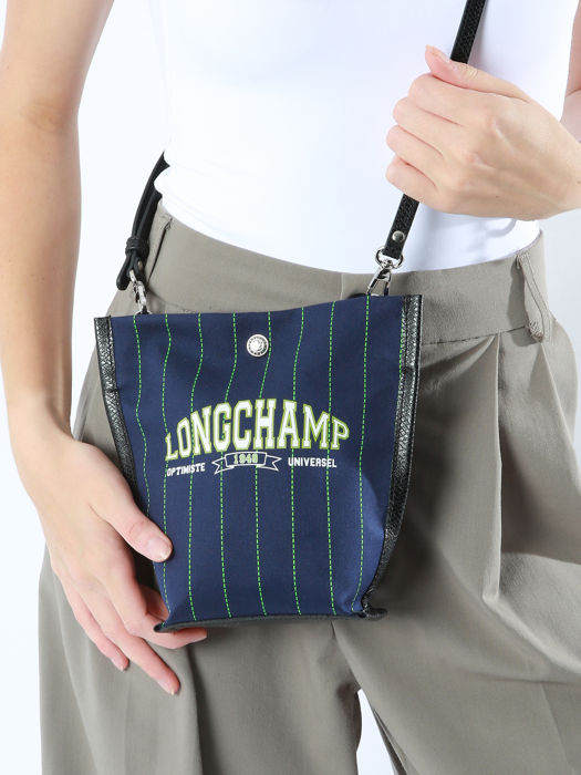 Longchamp Essential université Sac porté travers Bleu