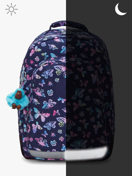 Rugzak Class Room 2 Compartimenten Kipling Blauw back to school KI7090 ander zicht 5