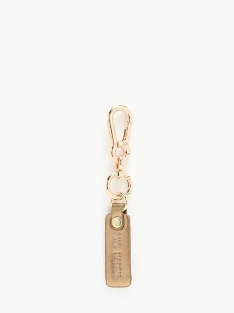 Porte-clés Breloque 1960 Cuir Paul marius Or breloque BRELOQUE