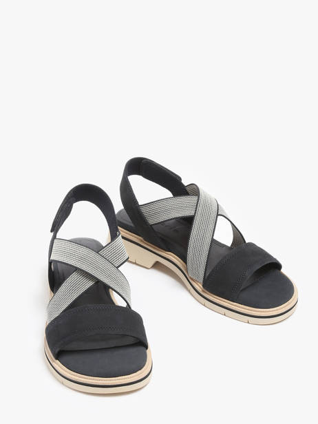 Sandalen Uit Leder Tamaris Blauw accessoires 42 ander zicht 2