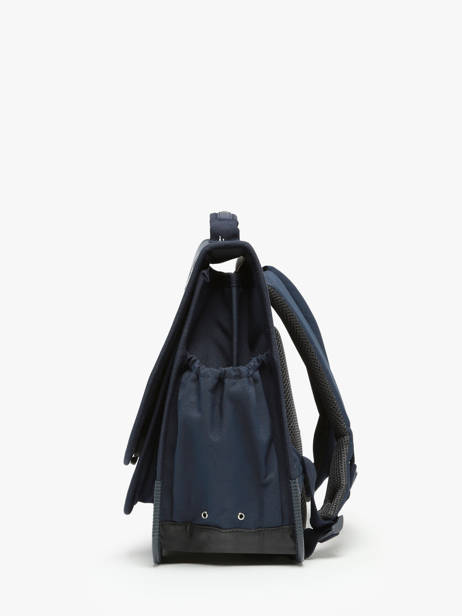 Cartable 2 Compartiments Jack piers Bleu jp boys B vue secondaire 2