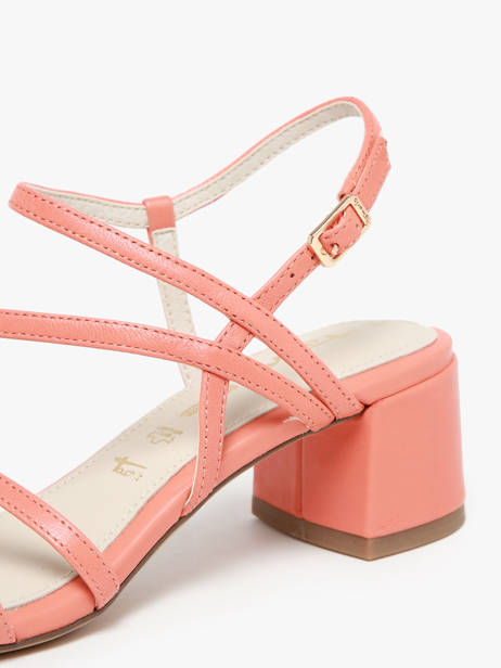 Sandalen Met Hak Uit Leder Tamaris Oranje accessoires 42 ander zicht 2
