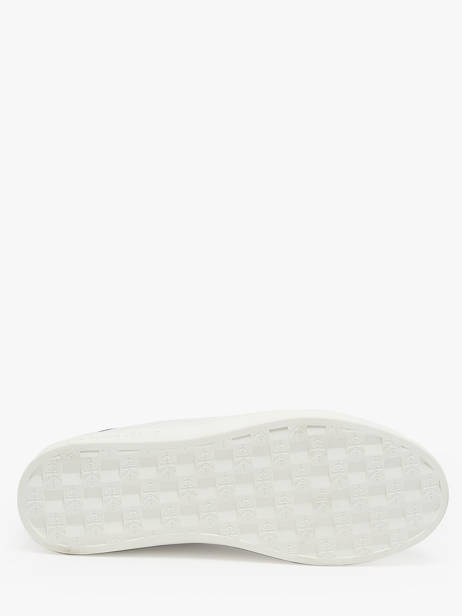 Sneakers Uit Leder Calvin klein jeans Wit men 8640GT ander zicht 3