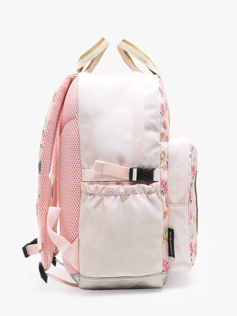 Rugzak 1 Compartiment Caramel et cie Roze boheme FI ander zicht 2