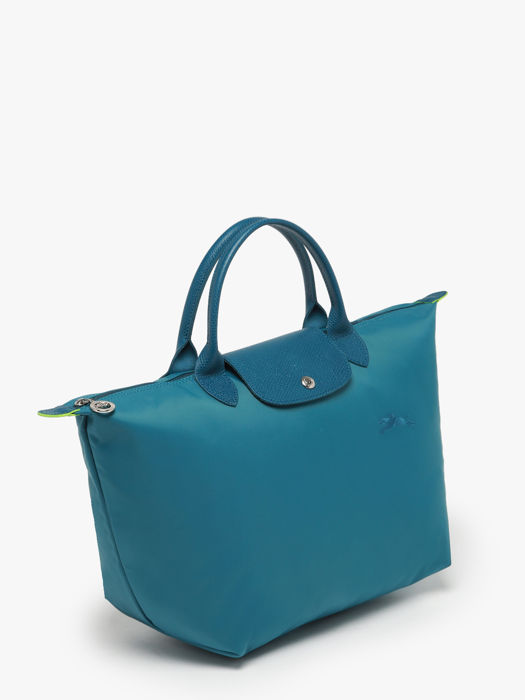 Longchamp Le pliage green Sac porté main Bleu