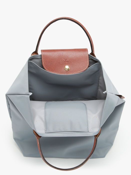 Longchamp Le pliage original Sac porté main Gris