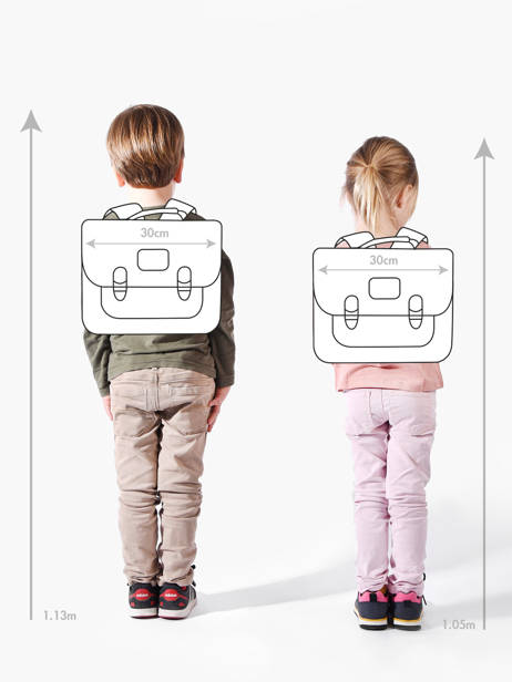 Cartable 1 Compartiment Kipling Rose back to school KI7910 vue secondaire 1