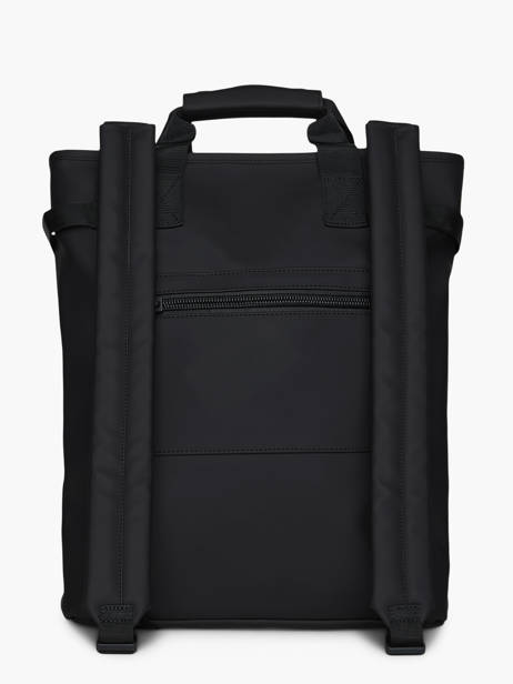 Texel Tote Backpack - Business Rugzak Rains Zwart city 14240 ander zicht 3