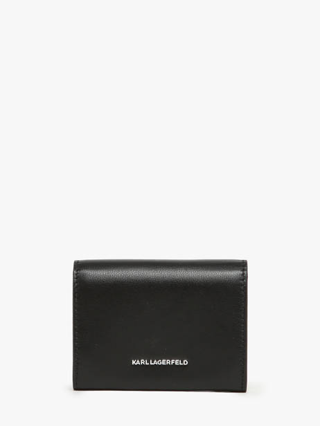 Portefeuille Leder Karl lagerfeld Zwart k ikonic 2.0 245W3215 ander zicht 2