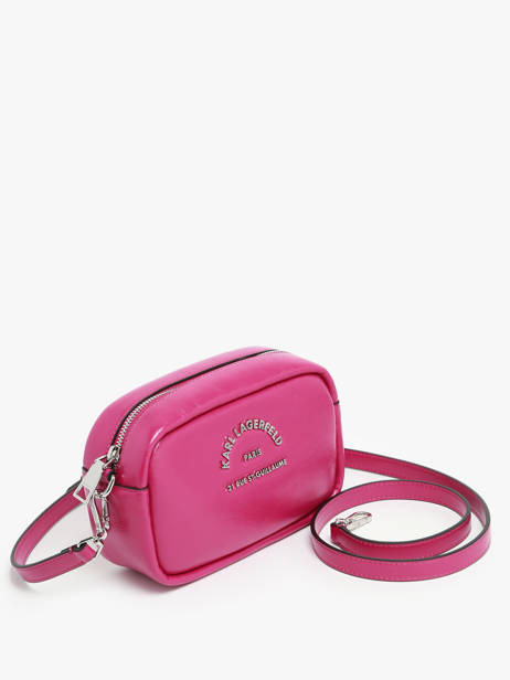 Cross Body Tas Rsg Polyurethaan Karl lagerfeld Roze rsg 245W3096 ander zicht 2