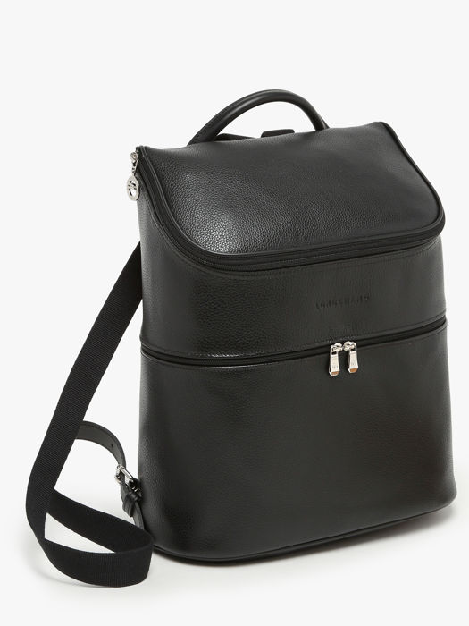 Longchamp Le foulonné Sac à dos Noir