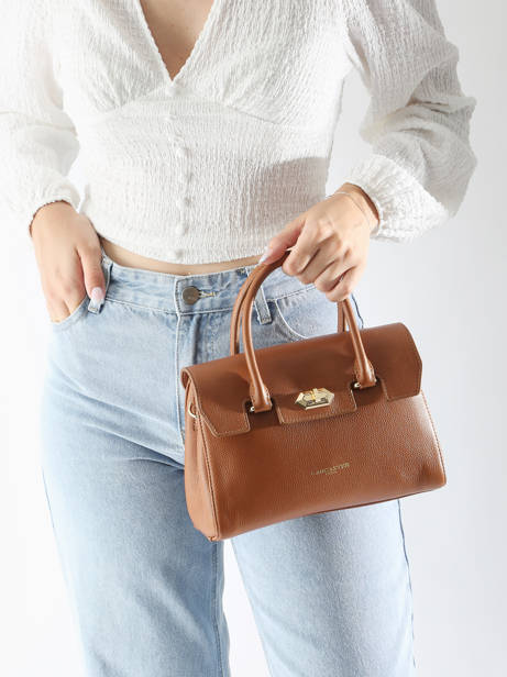 Sac BandouliÃ¨re Milano Cosmos Cuir Lancaster Beige milano cosmos 77 vue secondaire 1