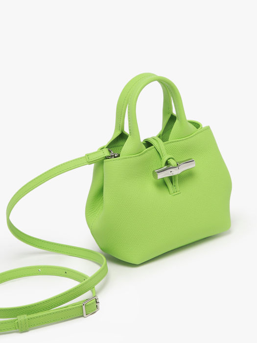 Longchamp Le roseau Sac porté travers Vert