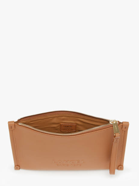 Pochette Zippée Jour Cuir Lancel Marron jour A13174 vue secondaire 2