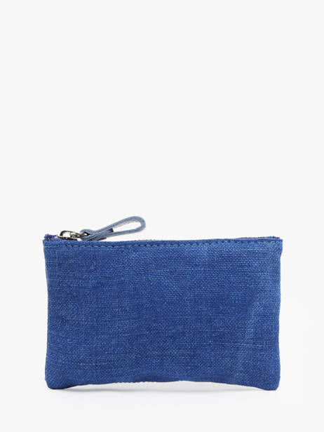 Portemonnee Le Cabas Linnen Vanessa bruno Blauw cabas lin 31V42017 ander zicht 2