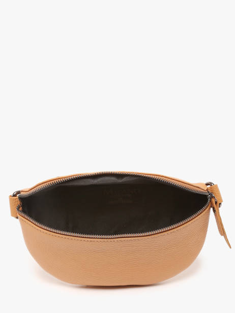 Sac Banane Caviar Cuir Milano Marron caviar CA19091B vue secondaire 3