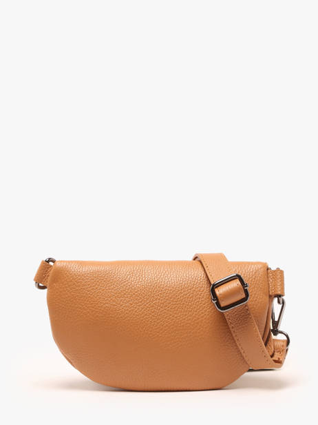 Sac Banane Caviar Cuir Milano Marron caviar CA19091B vue secondaire 4